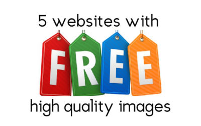 5 Websites with FREE High Quality Images